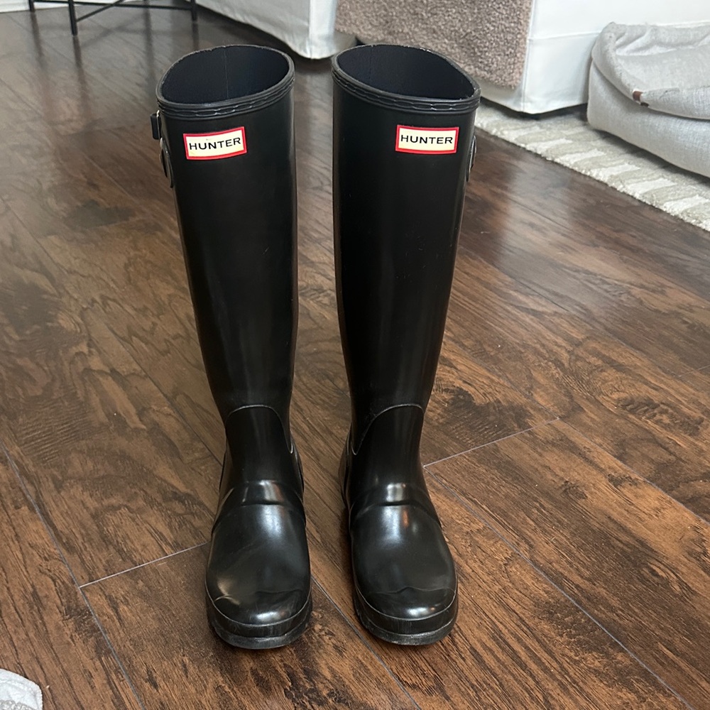 Hunter Black Boots